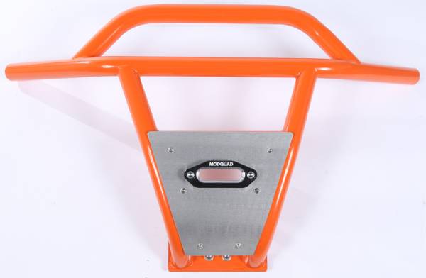 MODQUAD - XTREME FRONT BUMPER W/WINCH MOUNT (ORANGE) - Image 1