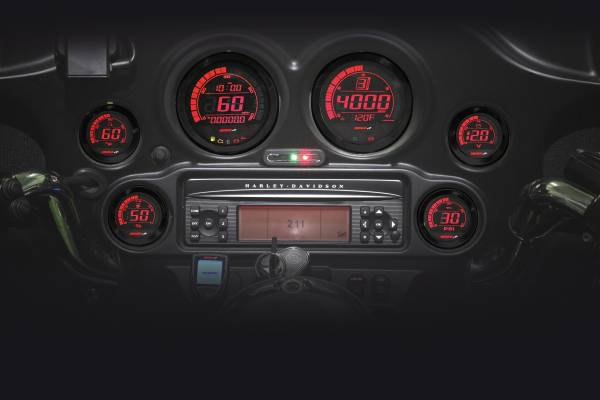 KOSO - HD-02 SERIES GAUGE KIT BLACK BEZEL OIL TEMP - Image 1