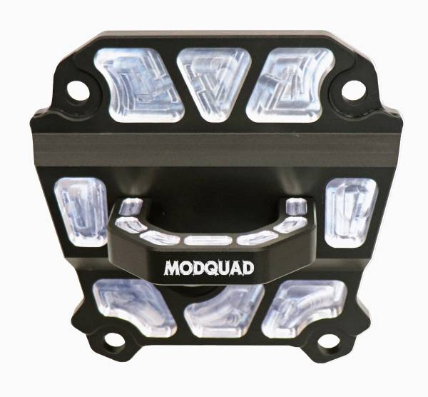 MODQUAD - REAR DIFFERENTIAL PLATE W/HOOK BLACK POL - Image 1