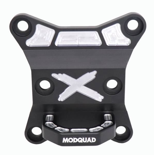 MODQUAD - REAR DIFFERENTIAL PLATE WITH HOOK BLACK CAN - Image 1