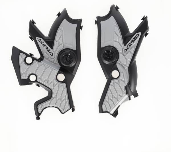 ACERBIS - X-GRIP FRAME GUARD BLACK/SILVER YAM - Image 1