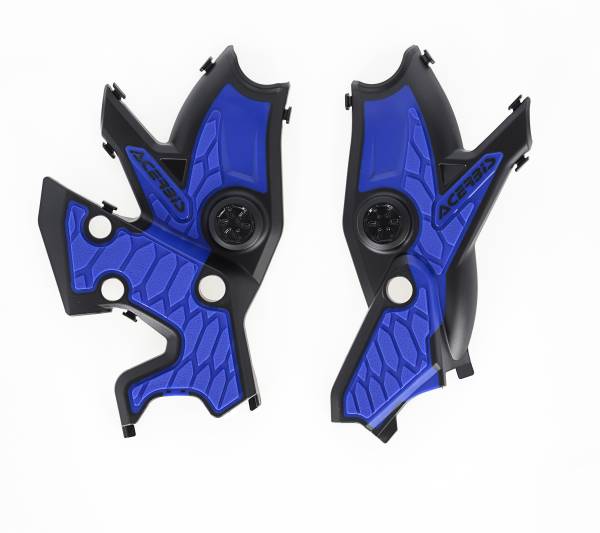 ACERBIS - X-GRIP FRAME GUARD BLACK/BLUE YAM - Image 1