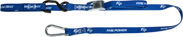 FIRE POWER - 1" TIE-DOWN SOFT-TIE BLUE 2/PK - Image 1