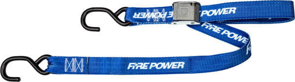 FIRE POWER - 1.5" TIE-DOWN BLUE 2/PK - Image 1