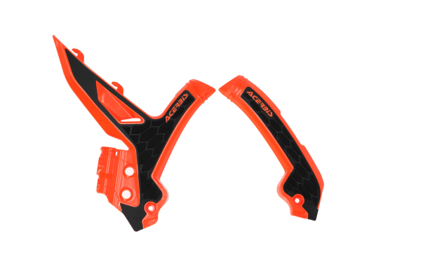 ACERBIS - X-GRIP FRAME GUARD KTM ORANGE/BLACK - Image 1