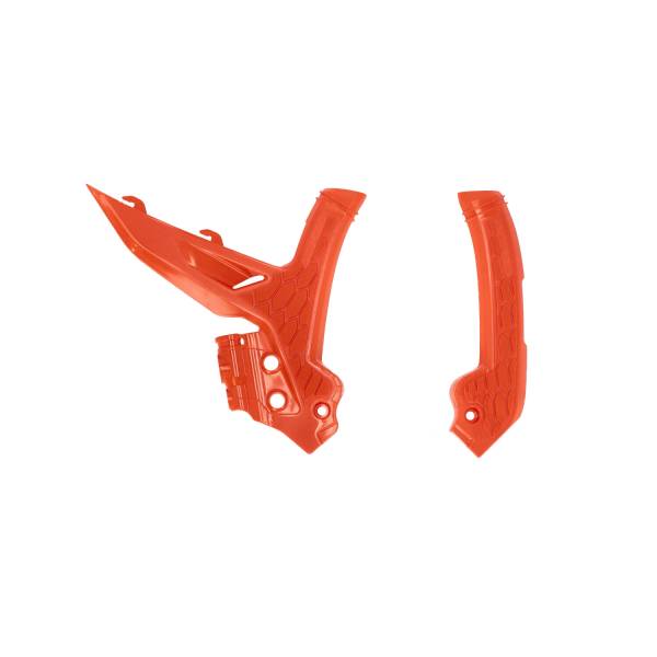 ACERBIS - X-GRIP FRAME GUARD KTM ORANGE/ORANGE - Image 1