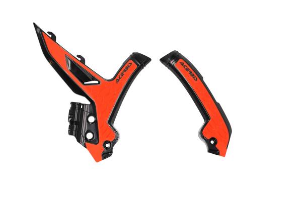 ACERBIS - X-GRIP FRAME GUARD KTM BLACK/ORANGE - Image 1