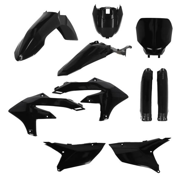 ACERBIS - FULL PLASTIC KIT YAM BLACK - Image 1