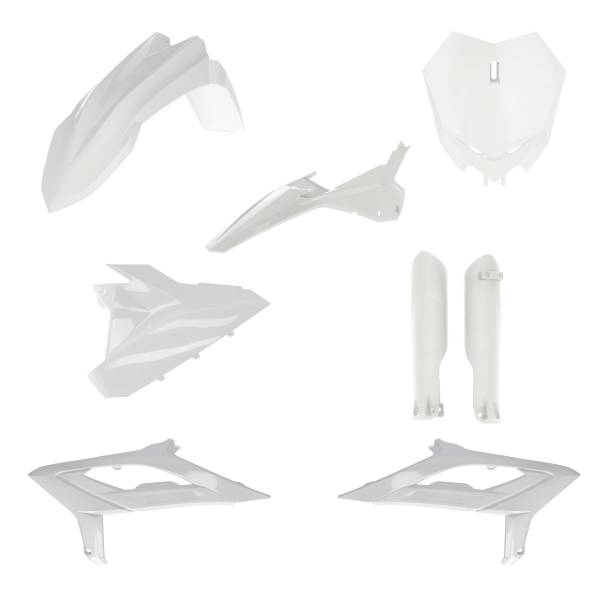 ACERBIS - FULL PLASTIC KIT BETA WHITE - Image 1