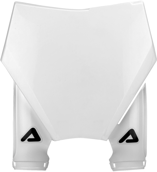 ACERBIS - FRONT NUMBER PLATE KTM WHITE - Image 1