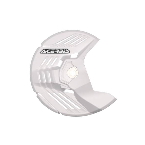 ACERBIS - LINEAR FRONT DISC COVER HON/KAW/SHER/YAM WHT - Image 1