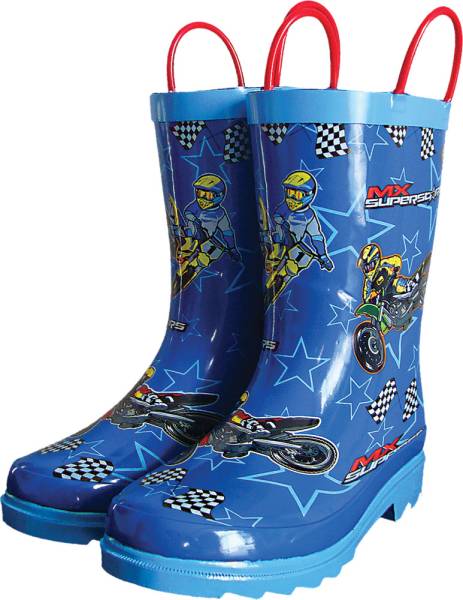 SMOOTH - RAIN BOOTS MX SUPERSTARS SZ 2 - Image 1