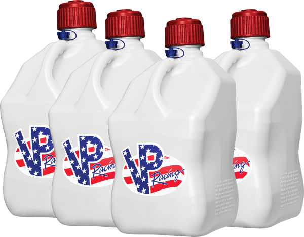 VP RACING - MOTORSPORTS CONTAINER 5.5 GALLON WHITE PATRIOTIC - Image 1