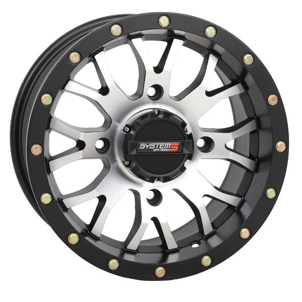 SYSTEM 3 - ST3 WHEEL 14X7 5+2 (+30MM) 4/110 MATTE MACHINED/BLACK - Image 1