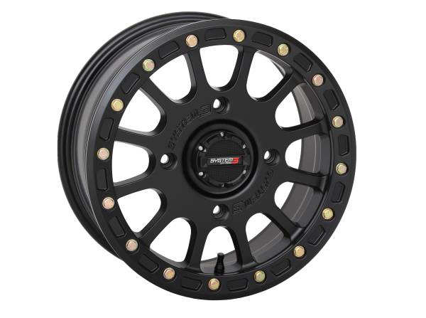 SYSTEM 3 - SB5 BL WHEEL 14X7 5+2 (+38MM) 4/137 MATTE BLACK - Image 1