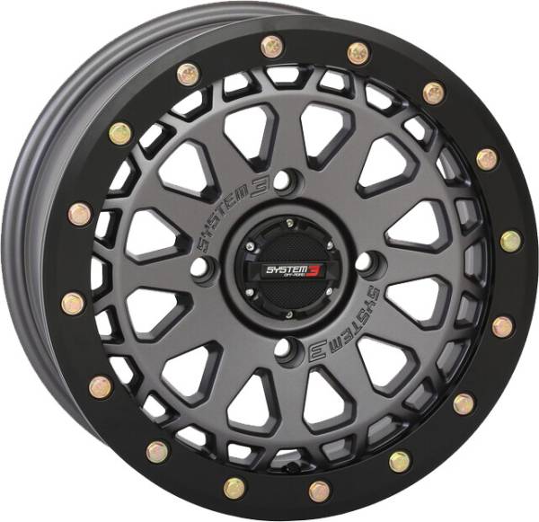 SYSTEM 3 - SB6 BL WHEEL 15X7 4+3 (+10MM) 4/137 GUN METAL GREY - Image 1