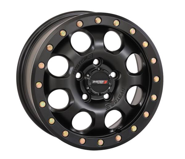 SYSTEM 3 - SB7 BL WHEEL 15X7 6+1 (+50MM) 5/4.5 MATTE BLACK - Image 1