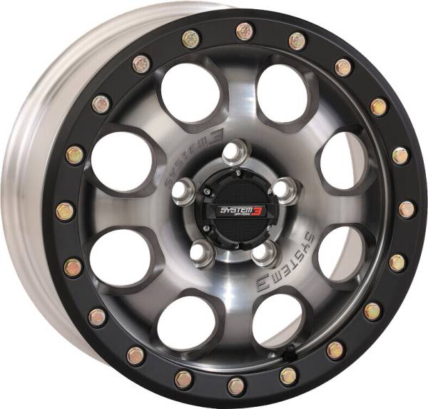 SYSTEM 3 - SB7 BL WHEEL 15X7 4+3 (+10MM) 5/4.5 TITANIUM - Image 1