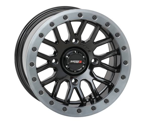 SYSTEM 3 - SB9 WHEEL 15X9 5+4 (+10MM) 4/137 GLOSS BLACK - Image 1