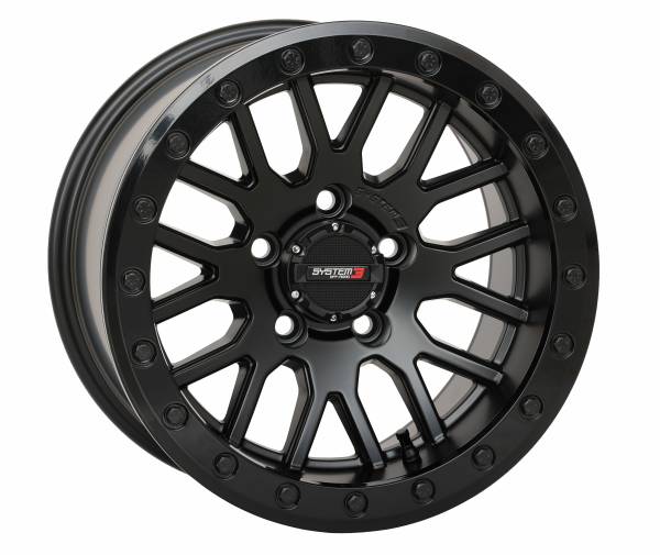 SYSTEM 3 - SB9 WHEEL 15X9 5+4 (+10MM) 5/4.5 MATTE BLACK - Image 1