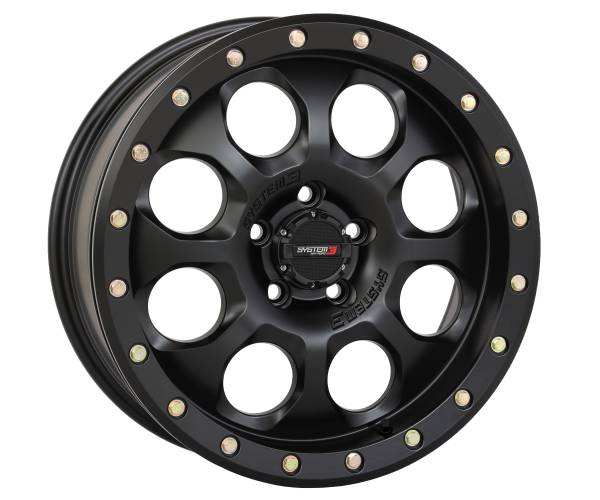 SYSTEM 3 - SB7 BL WHEEL 18X7 4+3 (+20MM) 4/137 MATTE BLACK - Image 1