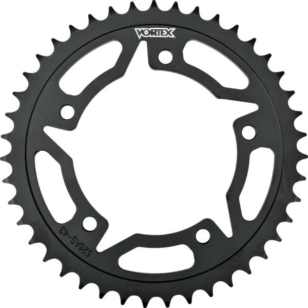 VORTEX - REAR SPROCKET STEEL 38T-520 BLK HON - Image 1