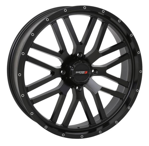 SYSTEM 3 - ST3 WHEEL 22X7 4+2.5 (+10MM) 4/137 4 MATTE BLACK - Image 1