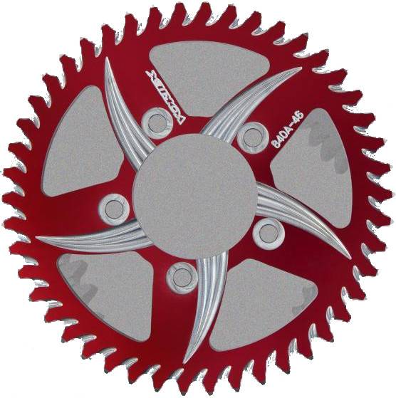 VORTEX - REAR CAT5 SPROCKET ALUMINUM 40T-520 RED HON - Image 1