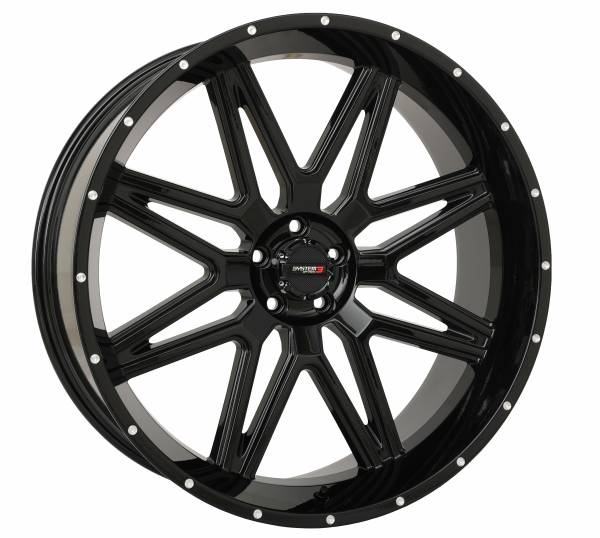 SYSTEM 3 - ST7 WHEEL 24X9 5+4 (0MM) 5/4.5 GLOSS BLACK - Image 1