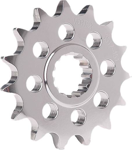 VORTEX - FRONT CS SPROCKET STEEL 15T-525 KAW/SUZ/YAM - Image 1