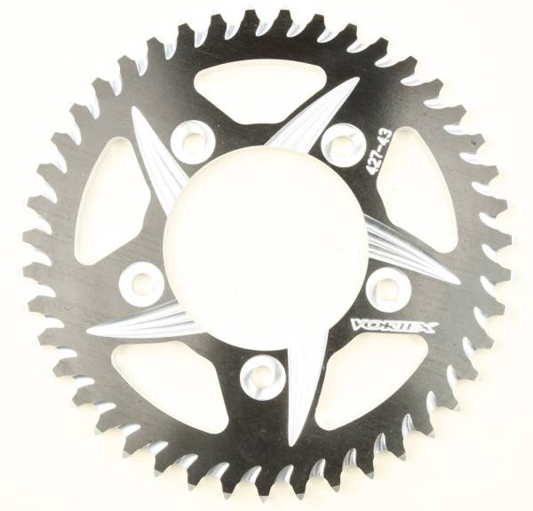 VORTEX - REAR CAT5 SPROCKET ALUMINUM 43T-530 BLK KAW - Image 1