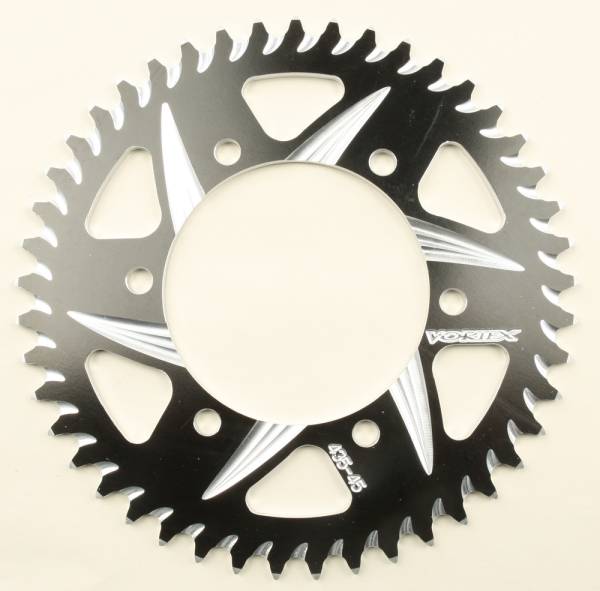 VORTEX - REAR CAT5 SPROCKET ALUMINUM 45T-520 BLK KAW/SUZ/YAM - Image 1