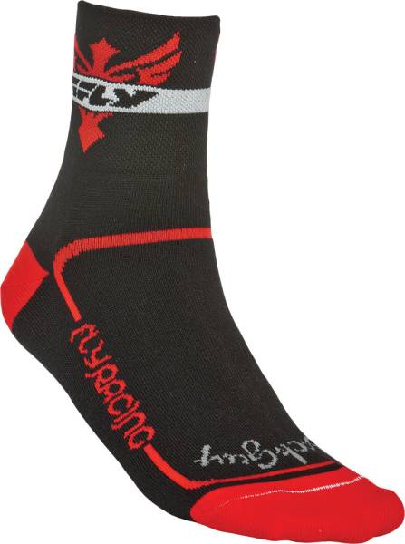 FLY RACING - ACTION SOCK RED/BLACK L-X - Image 1