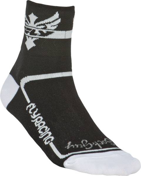 FLY RACING - ACTION SOCK WHITE/BLACK L-X - Image 1