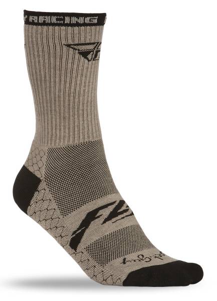 FLY RACING - PRO LITE SOCKS GREY L/X - Image 1