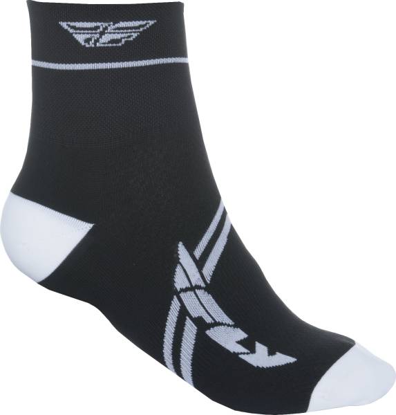 FLY RACING - ACTION SOCKS WHITE/BLACK LG/XL - Image 1