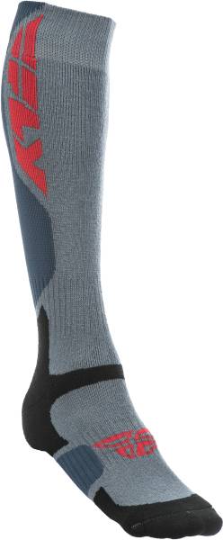 FLY RACING - FLY MX PRO SOCKS THICK GREY/BLACK LG/XL - Image 1