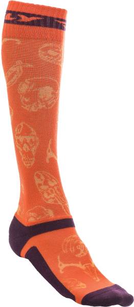 FLY RACING - FLY MX PRO SOCKS THIN ORANGE/PURPLE LG/XL - Image 1