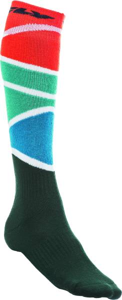 FLY RACING - FLY MX SOCKS THICK RED/BLUE/BLACK LG/X - Image 1