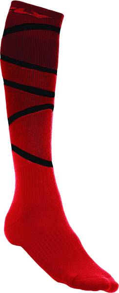 FLY RACING - FLY MX SOCKS THICK RED/BLACK YOUTH - Image 1