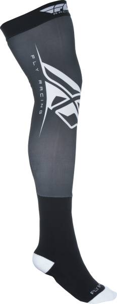 FLY RACING - FLY KNEE BRACE SOCKS BLACK/WHITE LG/XL - Image 1