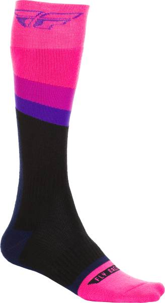 FLY RACING - FLY MX SOCKS THICK PINK/BLACK LG/XL - Image 1