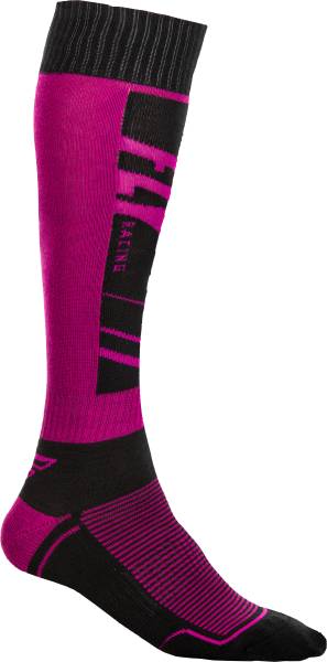 FLY RACING - FLY MX SOCKS THIN BLUE/PURPLE LG/XL - Image 1