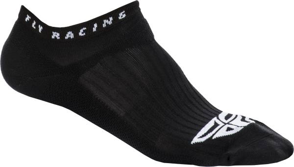 FLY RACING - FLY NO SHOW SOCKS BLACK LG/XL - Image 1