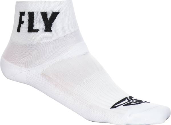 FLY RACING - FLY SHORTY SOCKS WHITE LG/XL - Image 1