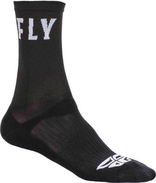 FLY RACING - FLY CREW SOCKS BLACK LG/XL - Image 1