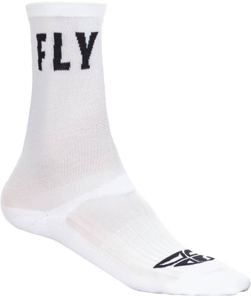 FLY RACING - FLY CREW SOCKS WHITE LG/XL - Image 1