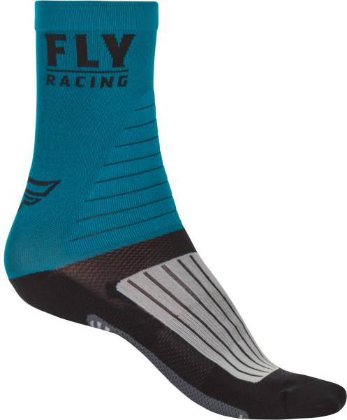 FLY RACING - FLY FACTORY RIDER SOCKS BLUE/BLACK/GREY LG/XL - Image 1