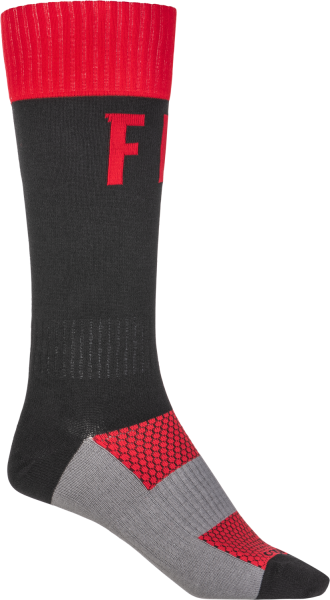 FLY RACING - MX PRO SOCKS RED/BLACK LG/XL - Image 1