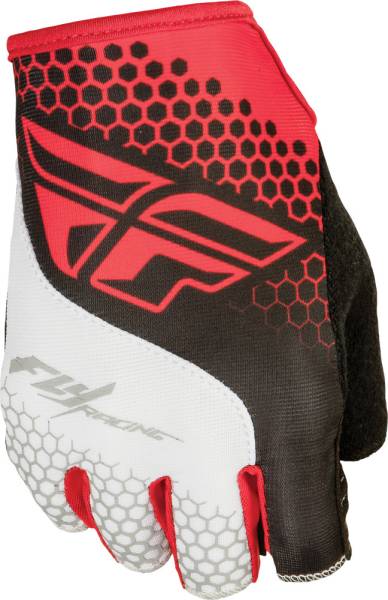 FLY RACING - FINGERLESS GLOVE RED/WHITE XS - Image 1